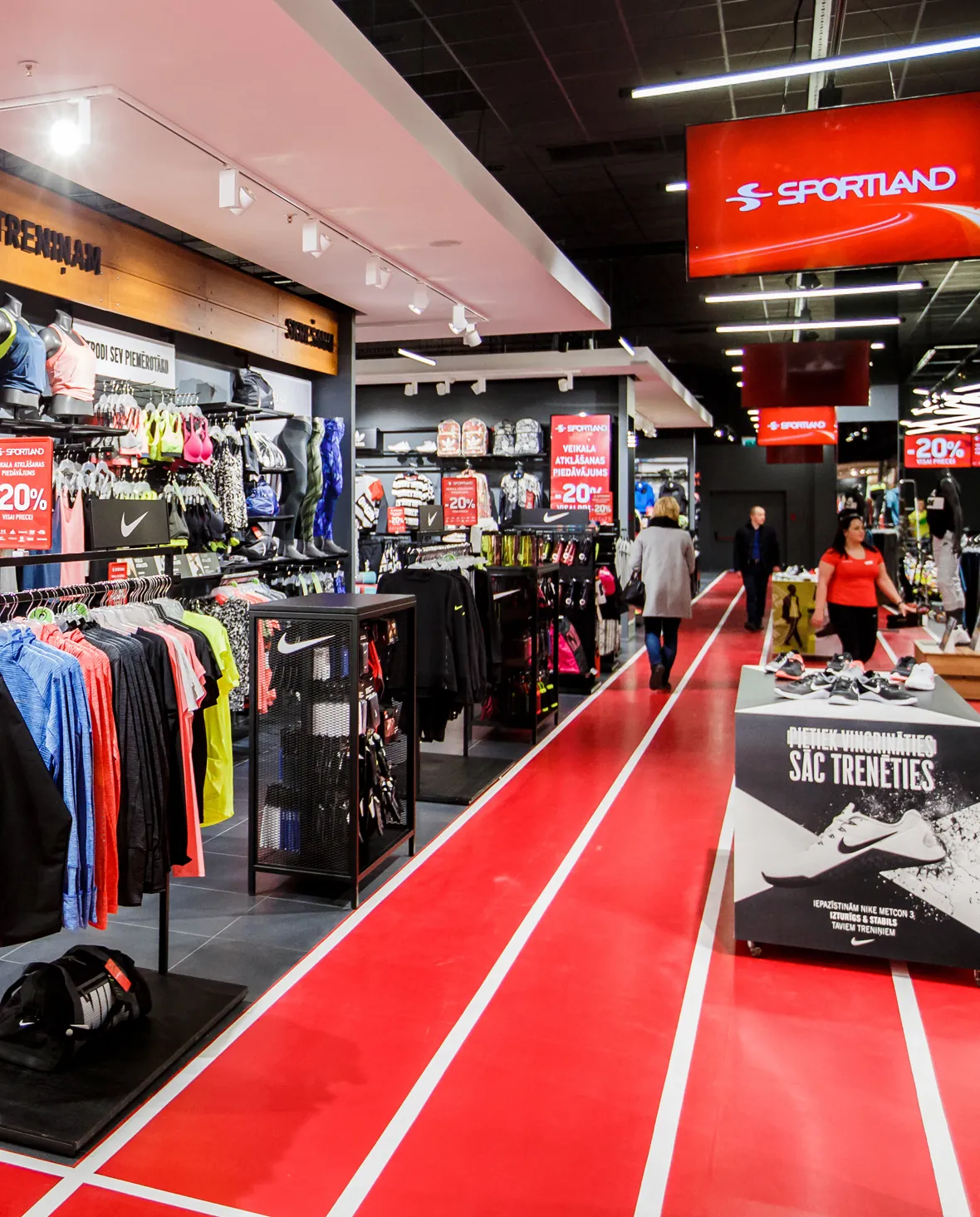 Veikals "Sportland", T/C Teika Plaza, Brīvības gatve 201, Rīga