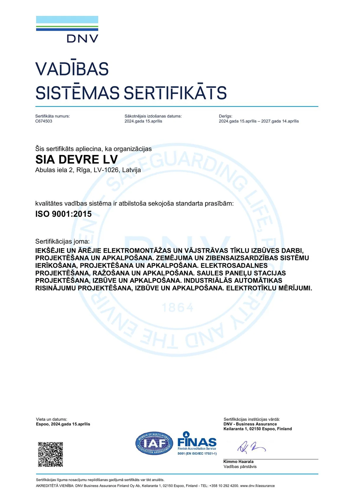 ISO 9001:2015